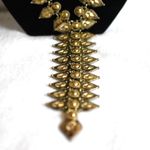 Source Unknown Vintage Egyptian Boho Statement Gold Tone Engraved 28"-36" (WT Macy's)  Necklace Photo 3