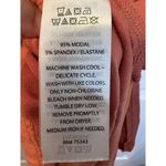 Tahari 3/4 Sleeve Tunic Knit Top Plus Size 2X Orange V-Neck Casual Stretch NWT Photo 5