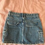 ZARA Cargo Denim Mini Skirt Photo 1