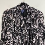 Scoop NYC Women's Marble Print Tie Neck Blouse Size XXL (20) NWT Photo 9