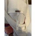 Free People  Mixed Knit Cowl Neck Sweater S Boho Patchwork Fair Isle Sleeve Prism Photo 5