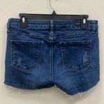 Kut From The Kloth  Dark Blue Midrise Cut Off Shorts size 6 Photo 1