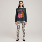 Daydreamer NWT  Soundclash Graphic Long Sleeve Tee XS Black Rock Band Photo 1