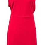 EXPRESS NEW  Red Bodycon Dress L Cut Out Criss Cross Back Cocktail Holiday Party Photo 0