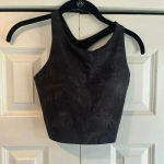Mono B Palm‎ Leaf Sports Bra Size S B32 Black Photo 6
