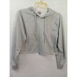 Series 8 crop hooded sweatshirt Grey large athletic yoga‎ workout Gray Photo 1