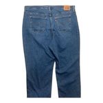 Levi's Levi’s Ribcage Women Plus Size 22W Blue Denim Straight Ankle Jeans Slim Hip Photo 6