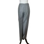 Le Suit Lined Pant Suit One Button Peak Lapel Straight Pant Gray Women’s Size 4 Photo 8