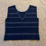 Sandro 🆕  | Knite Blue Textured Top NWOT Photo 1