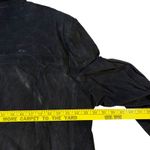 August Max Woman Vintage Black Suede Leather Blazer Jacket‎ Size 18 Career Photo 13