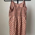 The Commons Orange Plaid Dress Size XL Photo 1