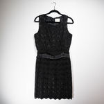 Kate Spade Lace Crochet Jewel Crystal Embellished Belt Sleeveless Sheath Dress Photo 0