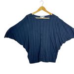 Liz Claiborne  Viscose Blend  Black Wide Sleeve Blouse Photo 0