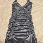 Light blue satin dress Size M Photo 0