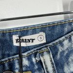 Kolly Jeans Women S Blue White Dye Bootcut Slit Festival NWT Concert Grunge Boho Photo 7