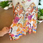Didier Parakian Floral Art Printed Flowy Maxi Dress | Boho Gypsy Vintage Size M Photo 5