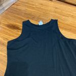 A New Day Black Sleeveless Midi Tank Dress Side Slit Casual Women's Size Large Photo 1