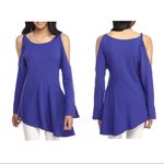 Free People NEW Clear Skies Cold Shoulder Tunic size XS Purple Photo 4