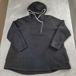 Susan Graver  Weekend Women's Fleece Hoodie Pullover Black Plus Size 2X Photo 0