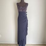 Alex Evenings sz 14 blue glitter formal sheath dress NWT (no jacket) Photo 4
