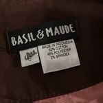 Basi and Maude embroidered embellished beaded brown western skirt size 6 Photo 5