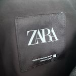ZARA Women’s XXS Black Shacket Shirt Button Down Photo 1