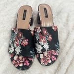 Kensie  Size 10 Women's Black Floral Helina Slide Sandal Photo 1
