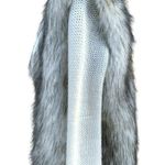 Rebecca Taylor Faux Fur Panel Cardigan Photo 3