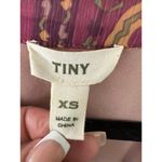 Anthropologie TINY Odetta Paisley Surplice Faux Wrap Mini Dress Pockets XS Photo 7