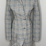 Ottolinger Grey Glen Check Single Breast‎ Cotton Wool Blazer Gray Size undefined Photo 0