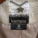 Kensie Asymmetrical Collar
Herringbone Jacket Oatmeal Color
Women's Size Small Photo 3