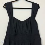 Grace Karin NWT Black Smocked Waist Maxi Dress Square Neck Sleeveless Flowy 2X # Size XXL Photo 2