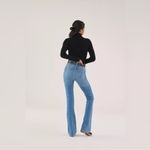 Pilcro Anthropologie Icon Flare Button Fly Jeans Medium Blue light wash denim Photo 1