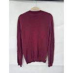 ASOS  Plaid Preppy Full Zip Sweater Women Small Burgundy Golf Club Photo 1