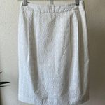 Brooks Brothers  pretty white eyelet pencil skirt Photo 0
