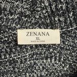 Zenana Outfitters Oversized Black/White V Neck Boutique Sweater Size XL Photo 1