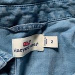 Vineyard Vines Chambray Sleeveless Tunic Blue Dress 2 Photo 1