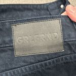 GRLFRND  Jeans Women 25 The Karolina High Rise Straight Crop Button Fly Navy Blue Photo 4