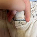 Maurice's Women Pleated Khaki Cotton Pants Size 13 14 Vintage 90s Photo 5