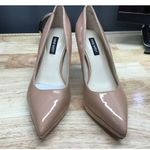 Nine West Shelbe 3 Women's 6 Nude Patent Leather Pointed Toe Stiletto Heel Pumps Photo 0