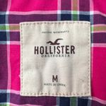 Hollister Shirt Womens M Y2K Cotton Stretch Plaid Western Rodeo Cowgirl Festival Photo 1