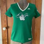Adidas Y2K NASCAR  Climalite 365 Dale Earnhardt Jr #88 V Neck Shirt - Sz S 💚🎀 Photo 0