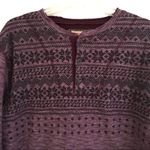 TFG heathered snowflake sweatshirt XL Purple Photo 2
