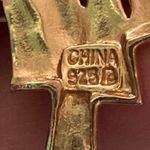 Ross Simons Vintage Vermeil Gold Over 925 Sterling Silver Pave Pendant Necklace Photo 13