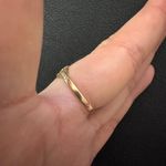 Handmade 14k heart shaped 15 yr Diamond Imperial 1/10Ct TDW Quinceañera XV H-I ,12 gold Yellow Photo 6