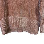 Chelsea & Theodore Chenille Knit Sweater Womens M Brown Cozy Neutral Clean Girl Size M Photo 2