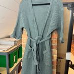 Anthropologie  Bathen Waffle Knit Cotton Luxury Robe Photo 0