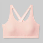 Tommy John Ribbed Bralette tank Second Skin criss cross back modal blush peach Pink Size M Photo 5