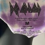 Retro‎ Womens Size Medium Spell Out Cropped Def Leppard Band Long Sleeve T Photo 3