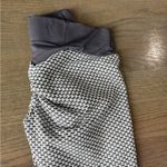 Stylish Women's Black and White Patterned Leggings Gray Size M Photo 5